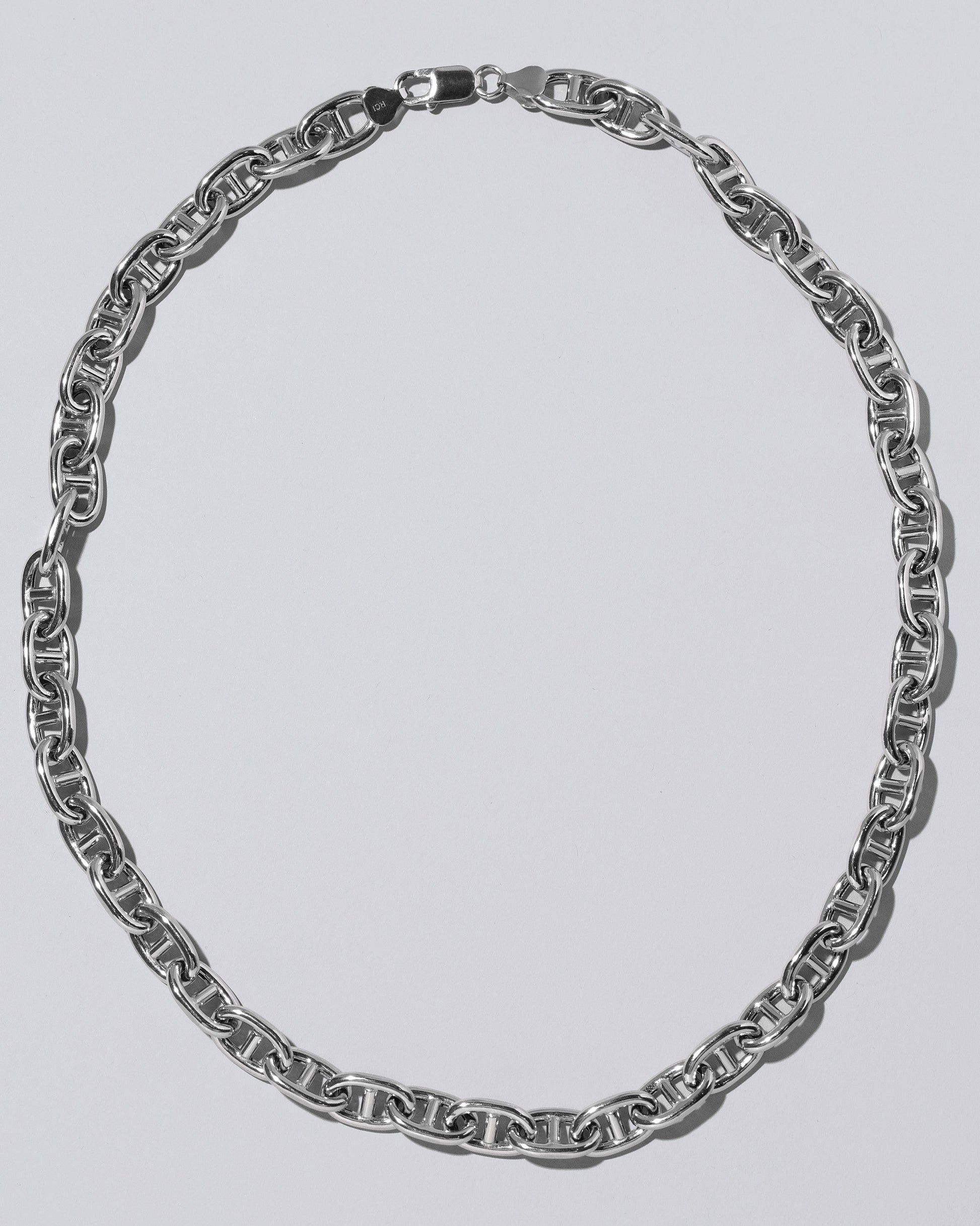 Silver Lite Anchor Chain on light color background.