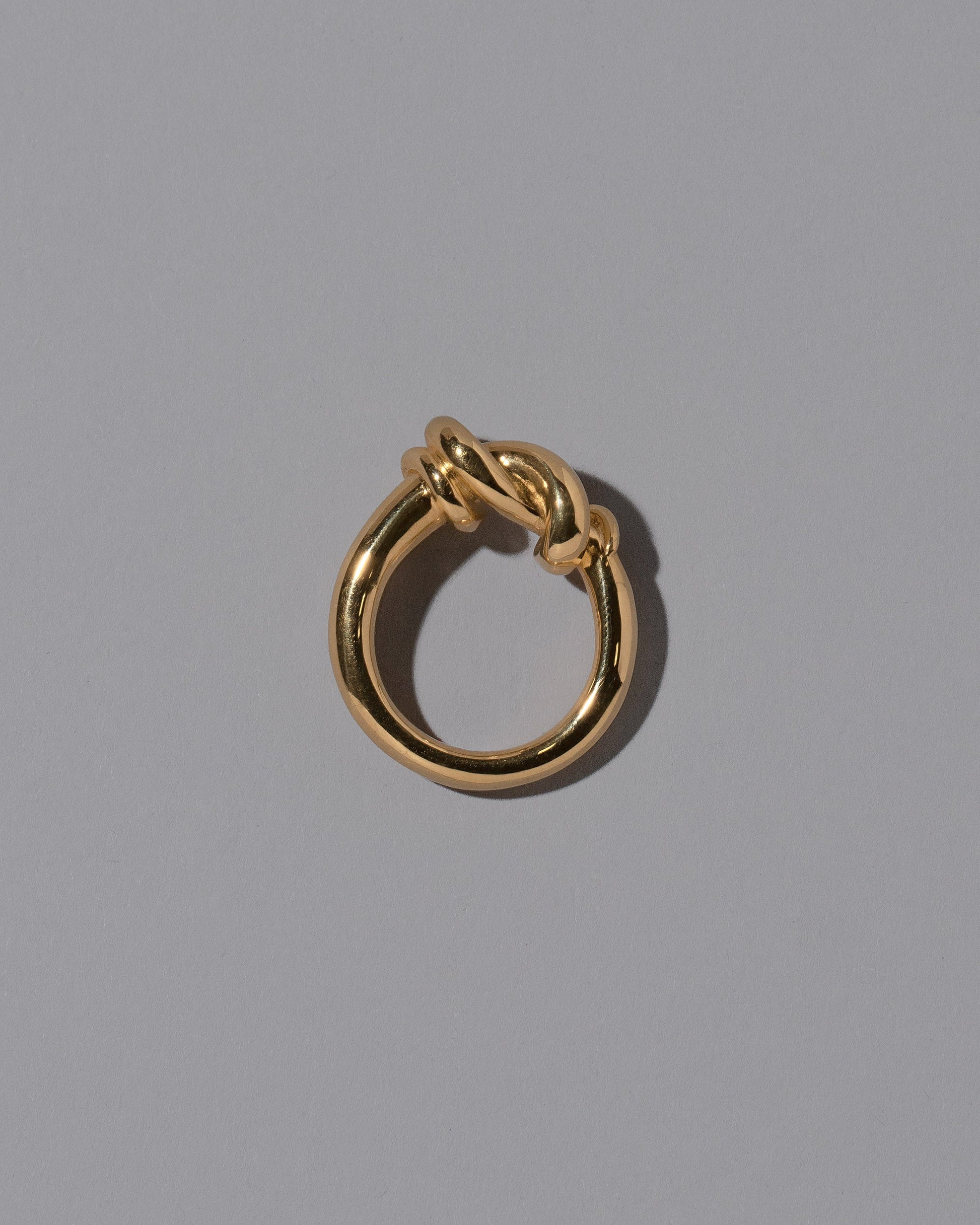 CRZM Gold Ridge Ring on light color background.