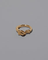 CRZM Gold Terrane Ring on light color background.