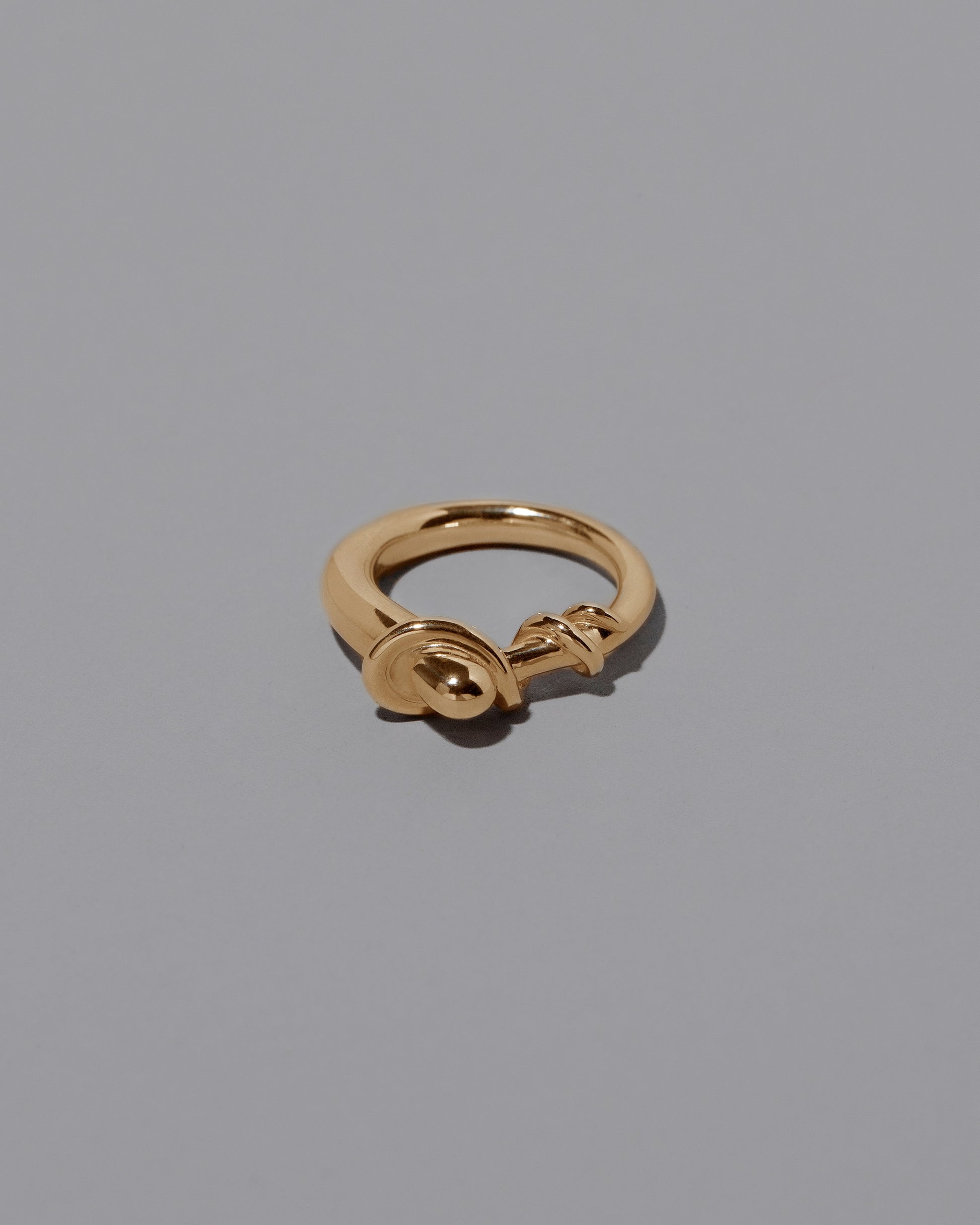 CRZM Gold Terrane Ring on light color background.