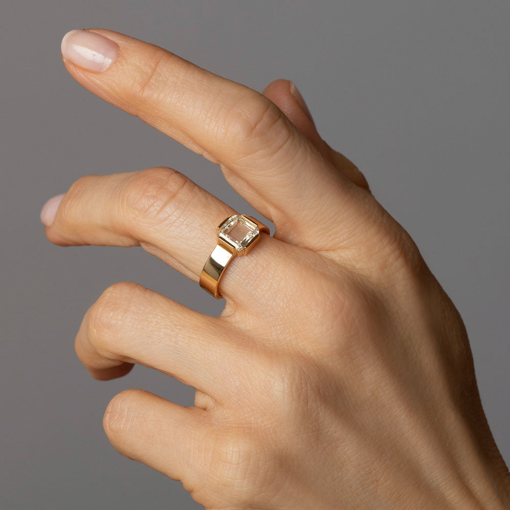 product_details::Flatten Ring on model.