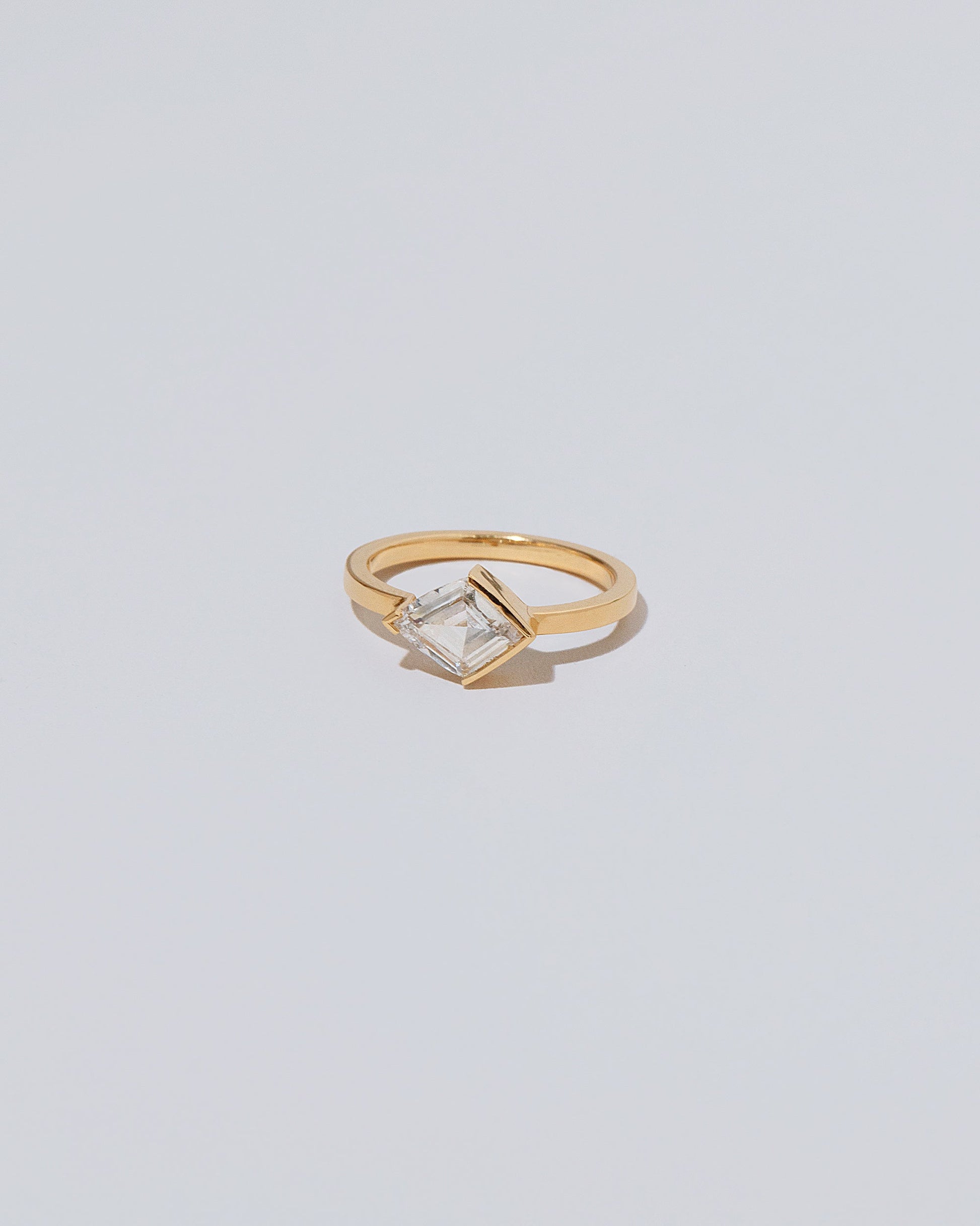 Product photo of the Pirouette Ring on light color background