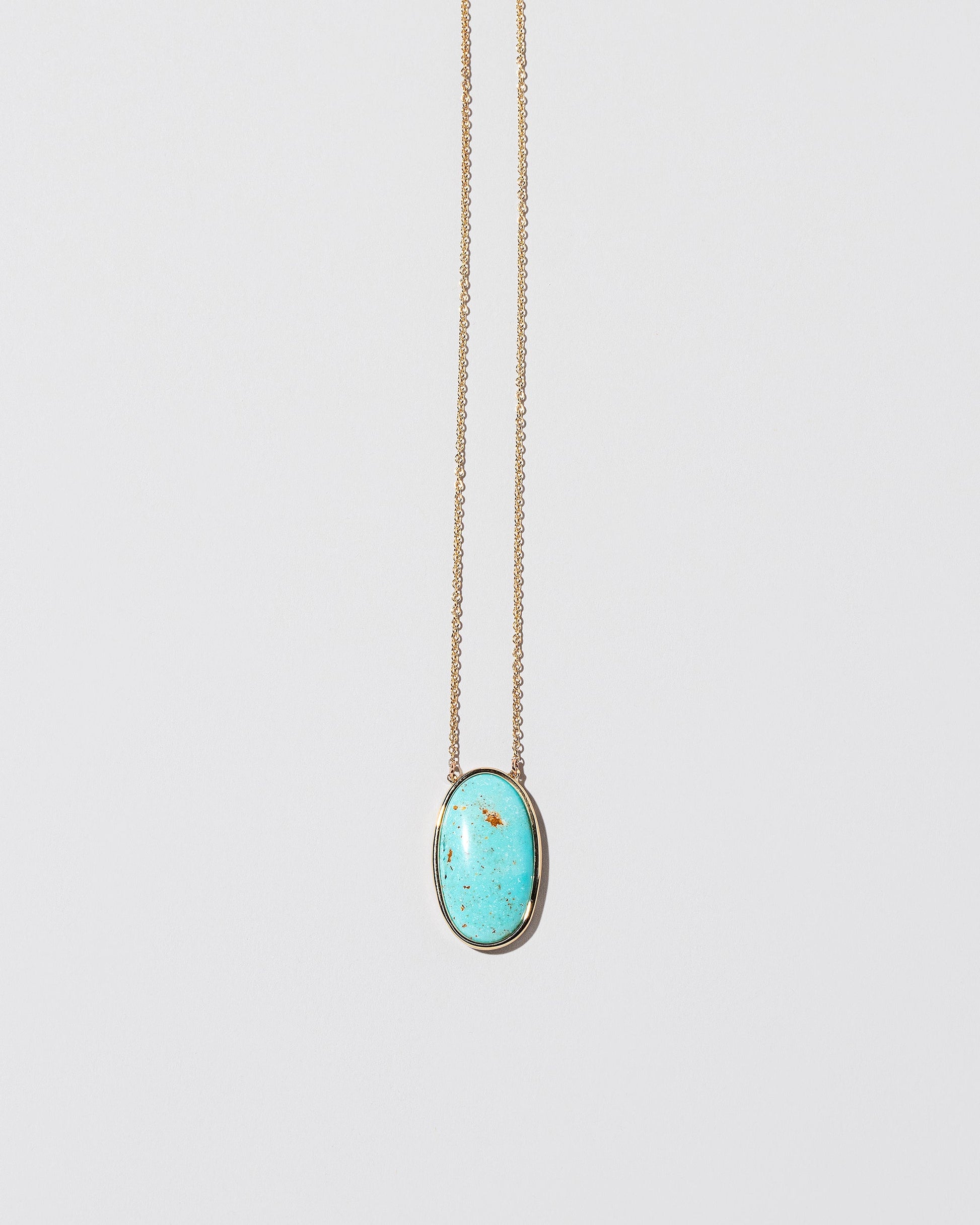  Turquoise Necklace on light color background.