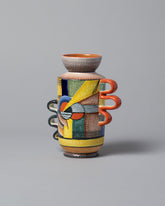  Mazzotti 1903 Slender Futurist Vase on light color background.