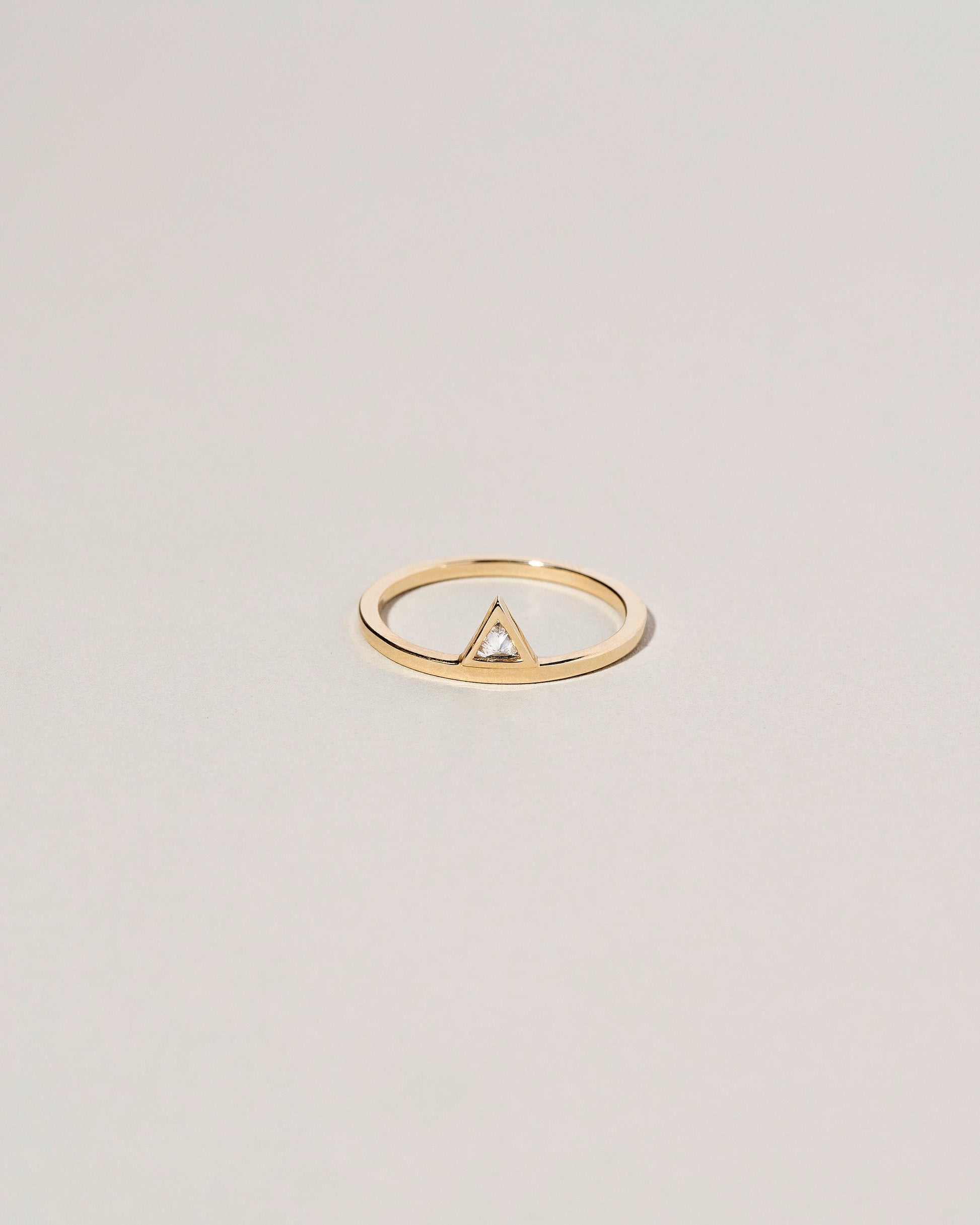  Stacked Ring - Triangle on light color background.