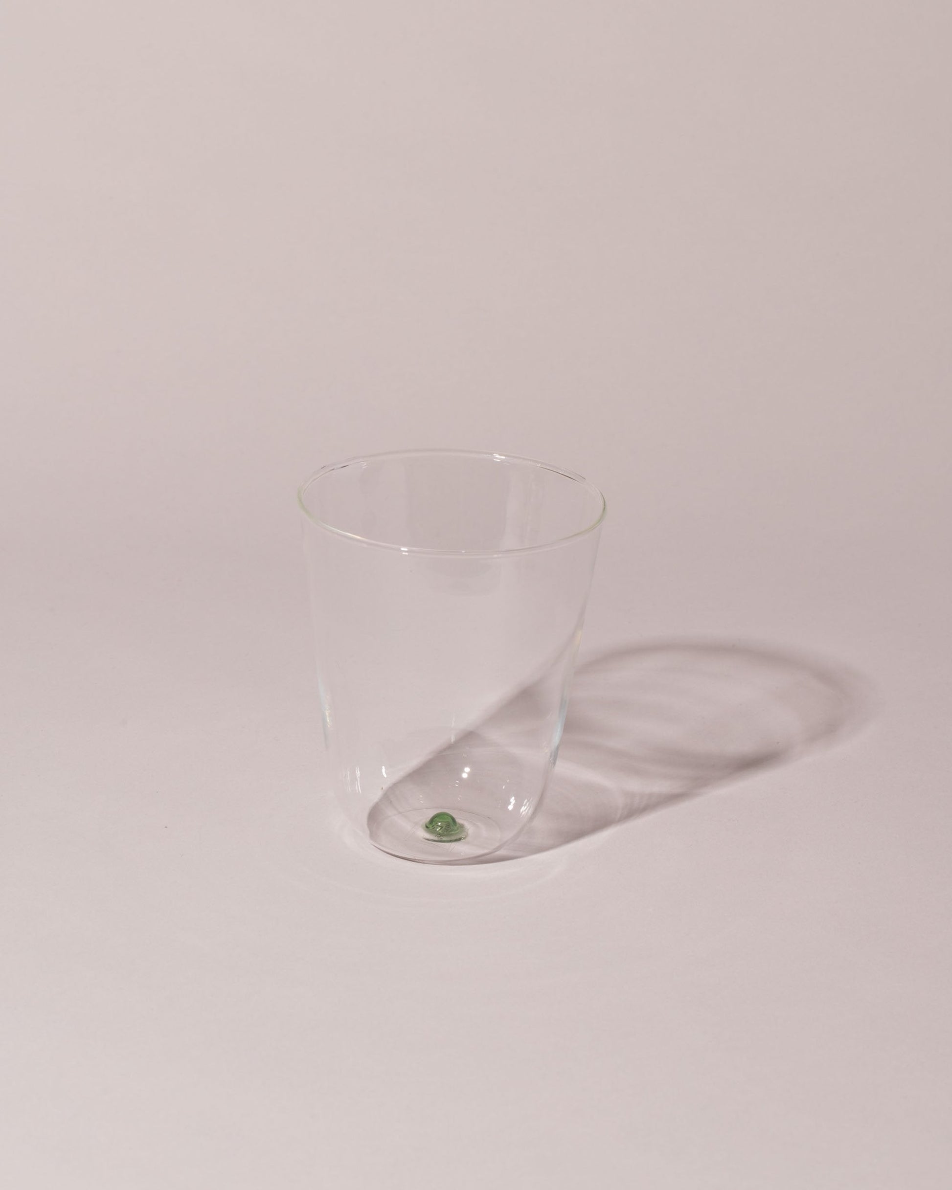 Ichendorf Milano Green Longdrink Glass on light color background.