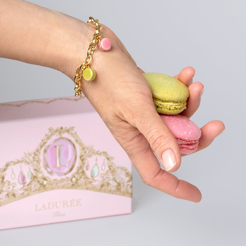 product_details::Editorial photo of Macaron Charms Gift Set on light color background