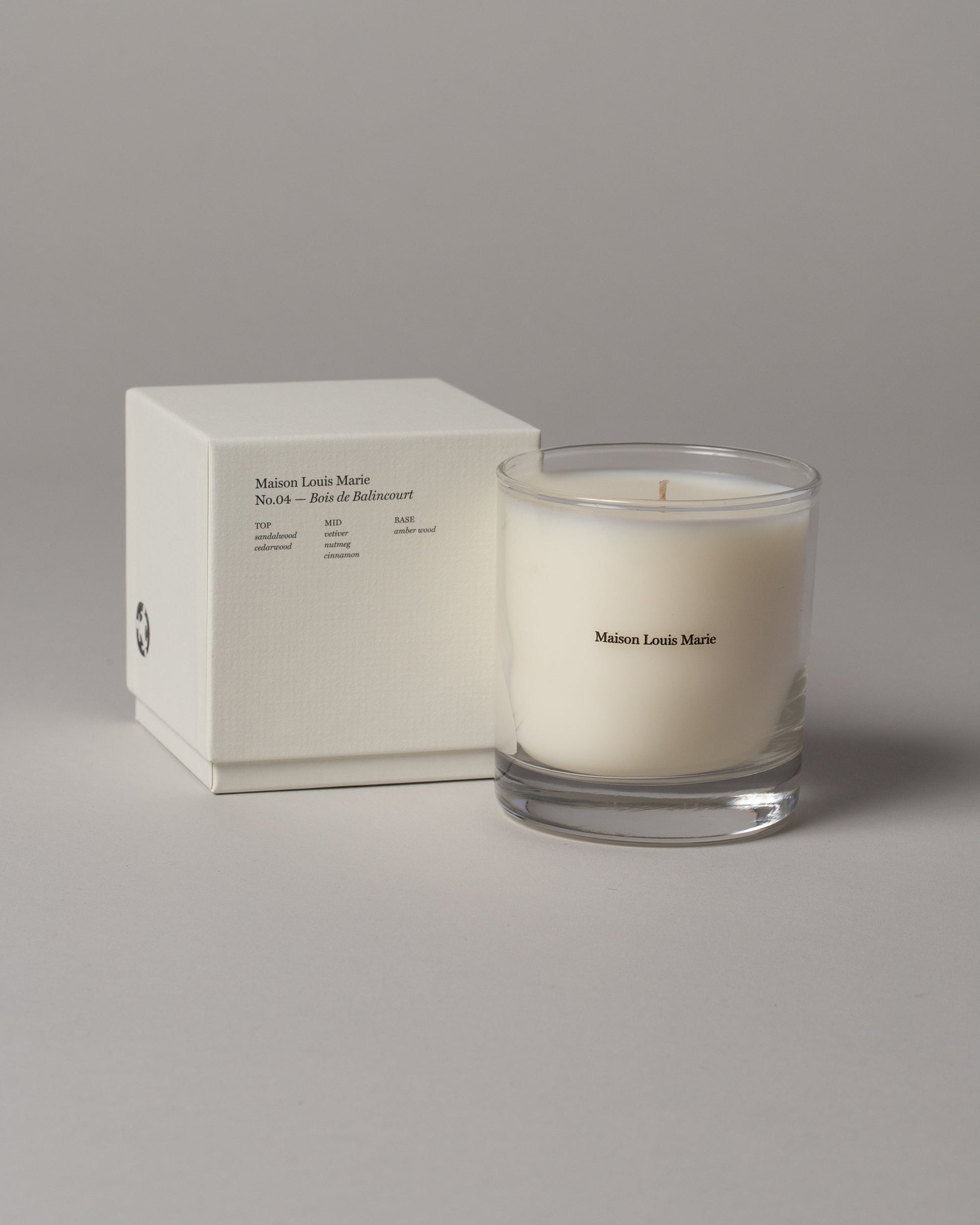  Maison Louis Marie Candle on light color background