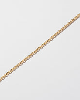  Short Loop Chain Bracelet on light color background.