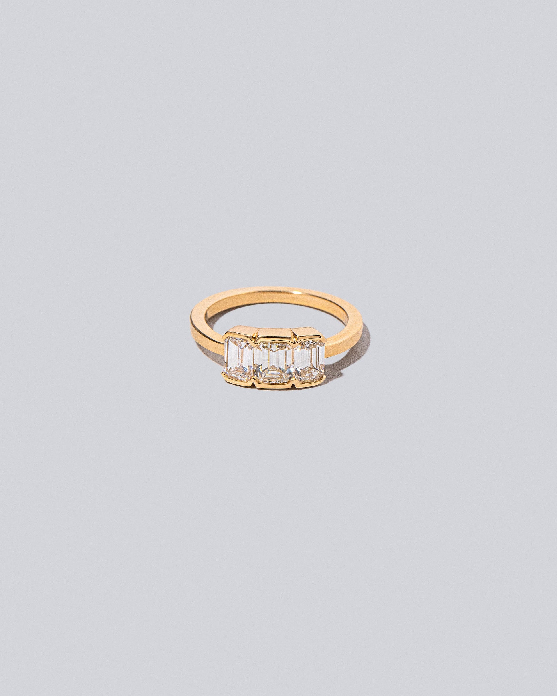 Product photo of the Prose Ring on light light color background.