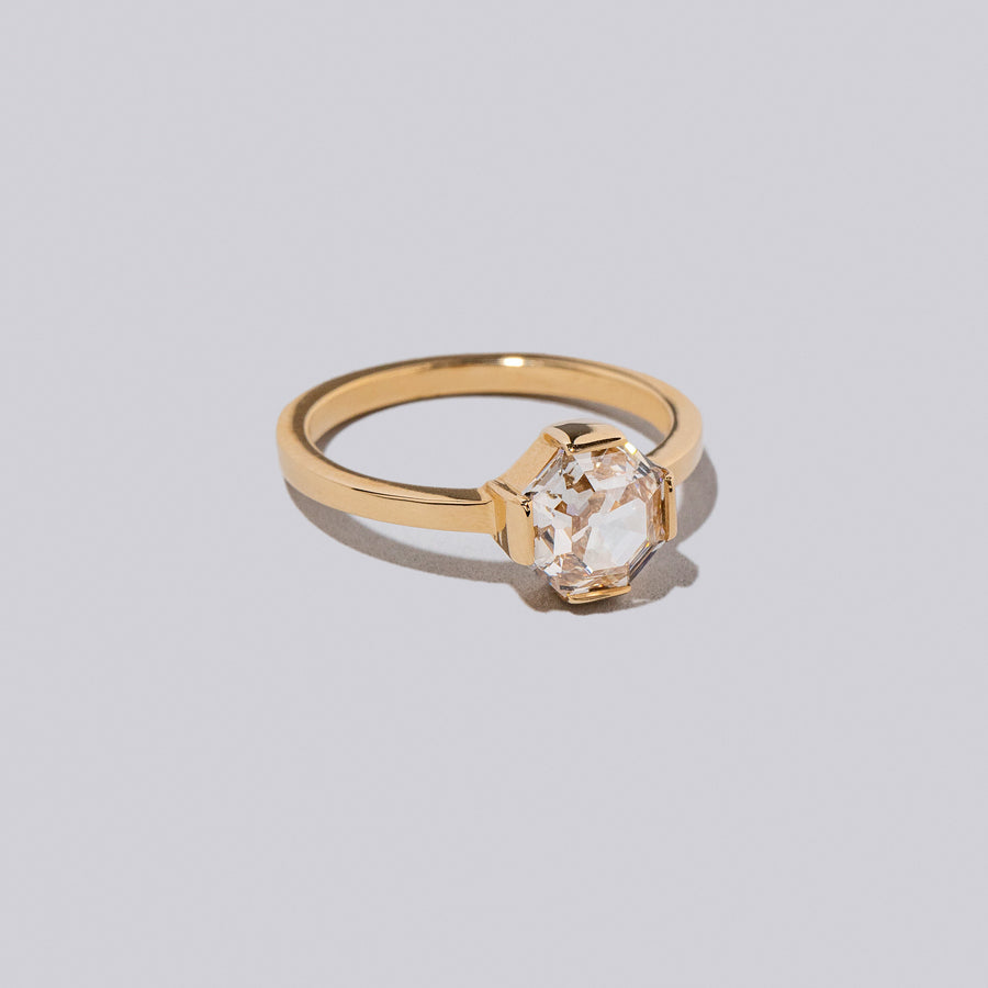 product_details::Product photo featuring solitaire style ring.