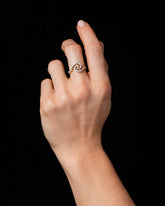 Cyclone Band on model's hand.