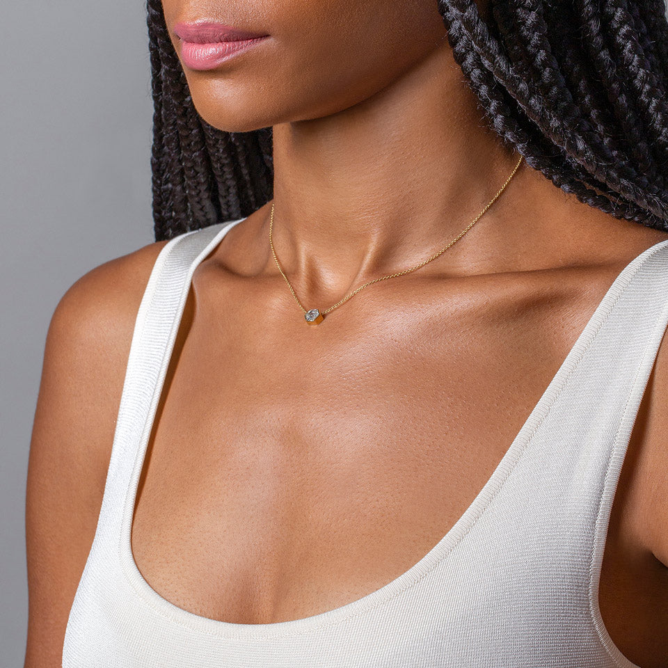 product_details::Vanuatu Necklace on model.