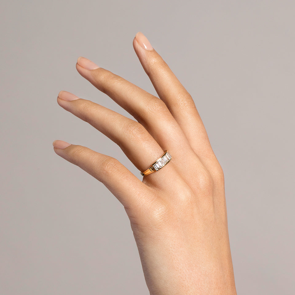 product_details::Arcade Ring on model.