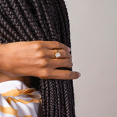 product_details::MLY Ring on model.