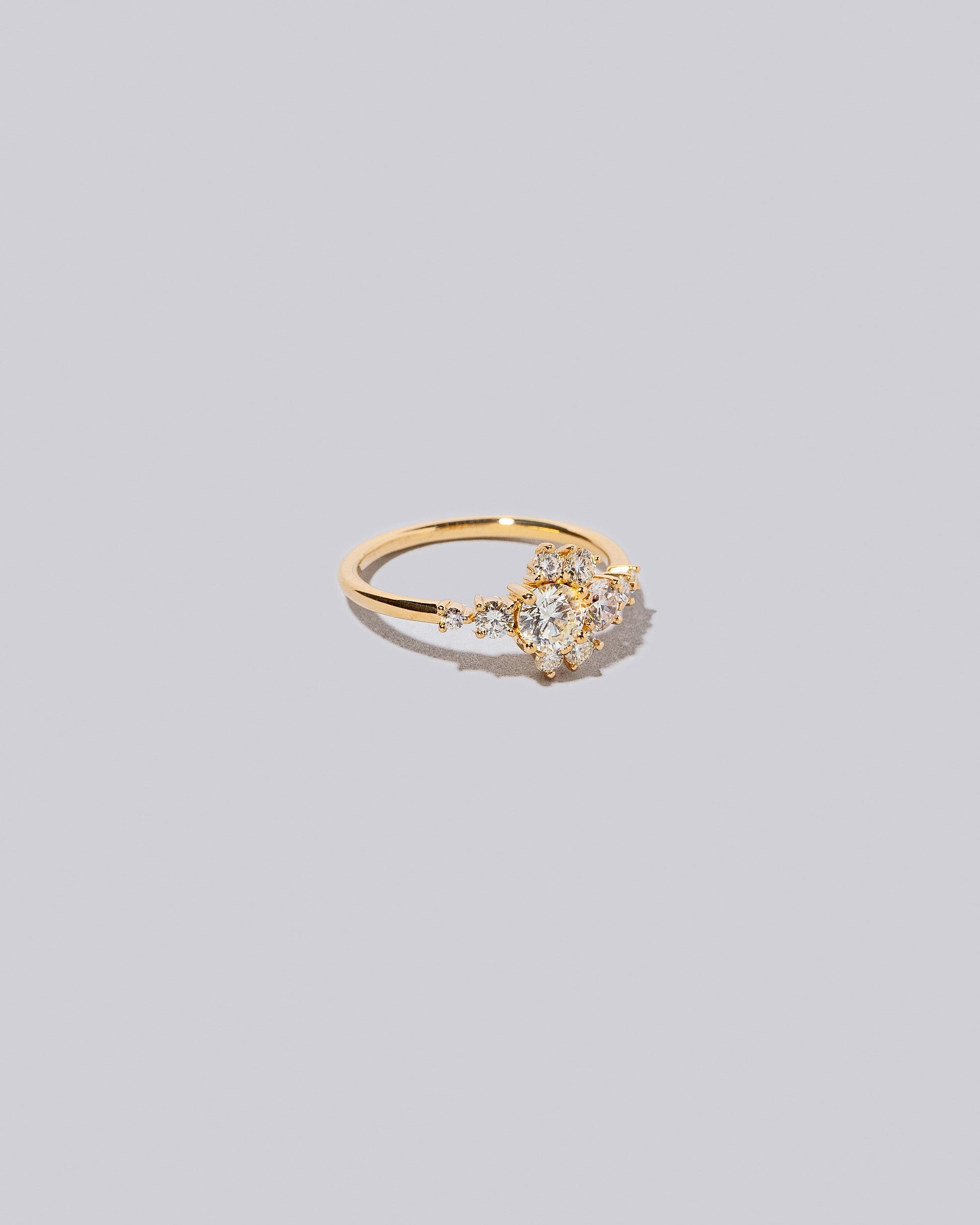  Anthea Ring - White Diamonds on light color background.