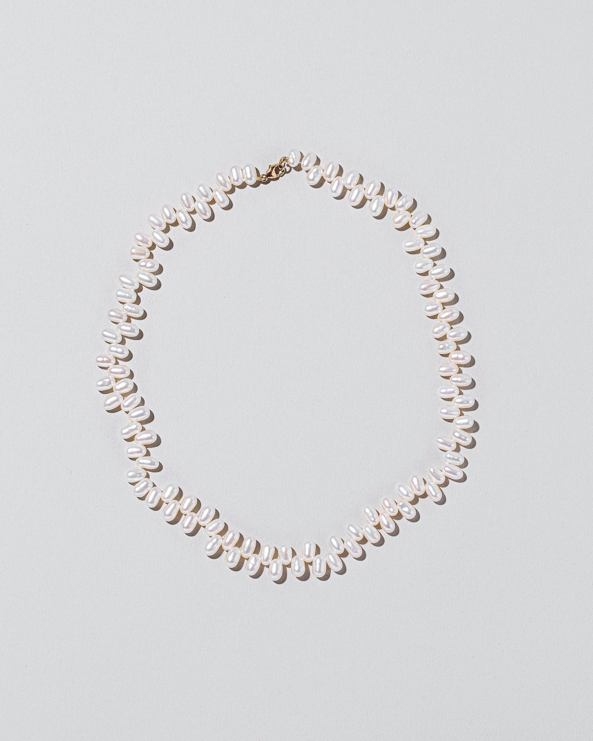 Zipper Pearl Necklace | Mociun Large / 15