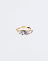 Orion Ring - Purple Sapphire on light color background.