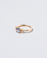 Orion Ring - Purple Sapphire on light color background.