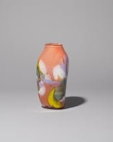 BaleFire Glass Small Flamingo Epiphany Vase on light color background.