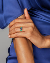 Heart Centering Ring on model.