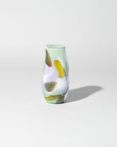 BaleFire Glass Small Mint Epiphany Vase on light color background.