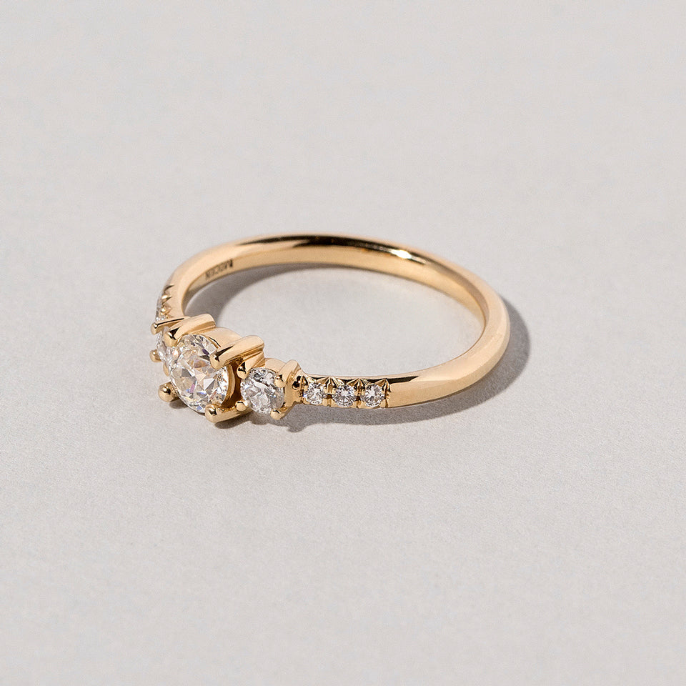 product_details:: Patira Ring - White Diamond on light color background.