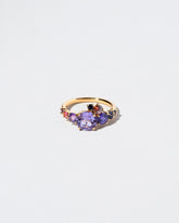  Super Luna Ring - Purple Sapphire on light color background.