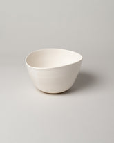Eric Bonnin Off-White Sylvia Bowl #3 on light color background.