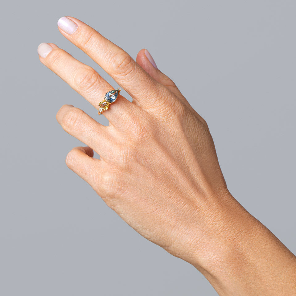 product_details::Lightwood Ring on model.