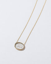  Eternity Intaglio Seal Necklace on light color background.