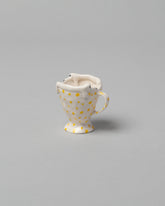 Eleonor Boström Mini Spotty Espresso Cup on light color background.