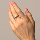 product_details::Vela Ring on model.