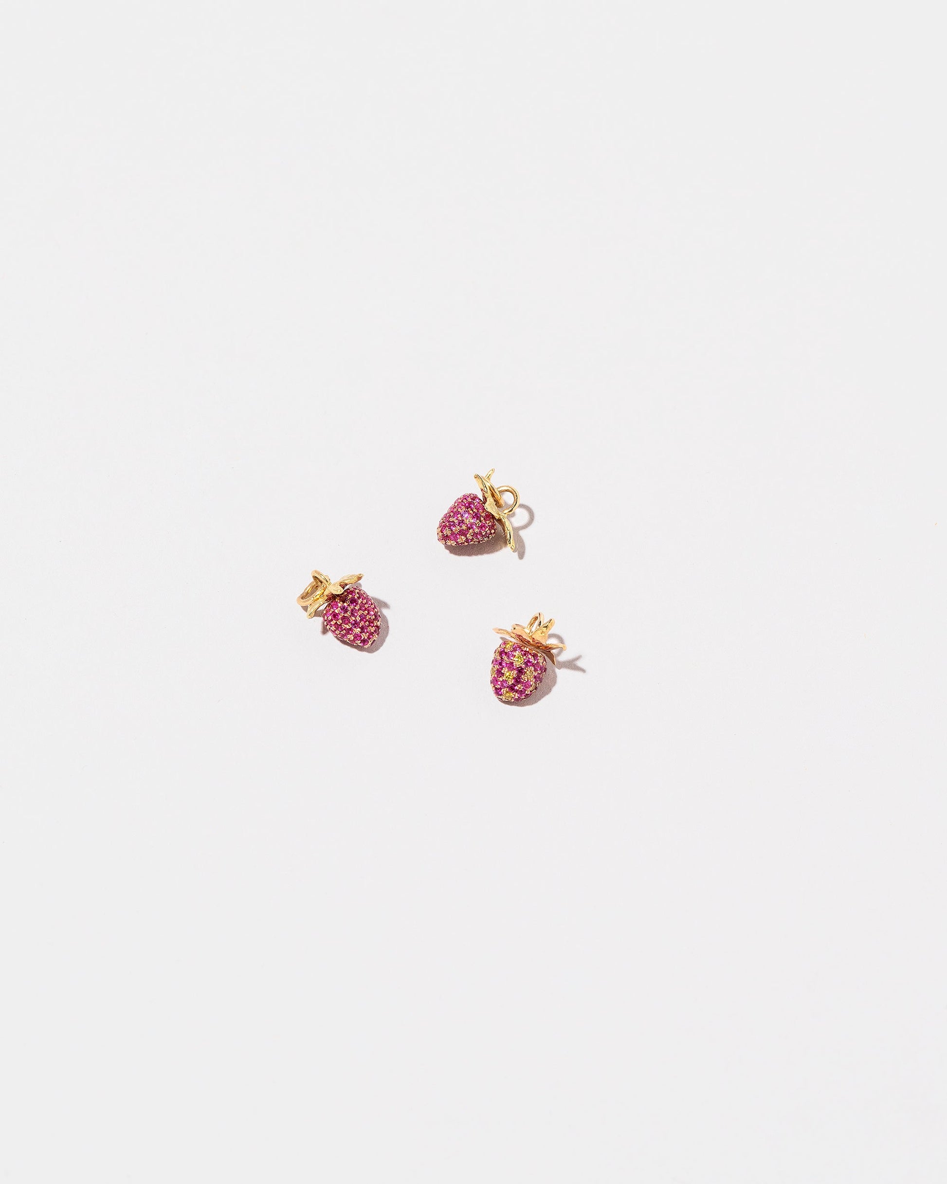  Strawberry Charms - Wild on light color background.