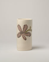 E.E. Ceramics Flower Vase on light color background.