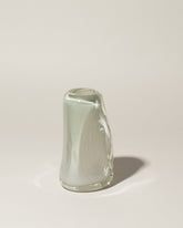 BaleFire Glass Large Smoke Suspension Vase on light color background.