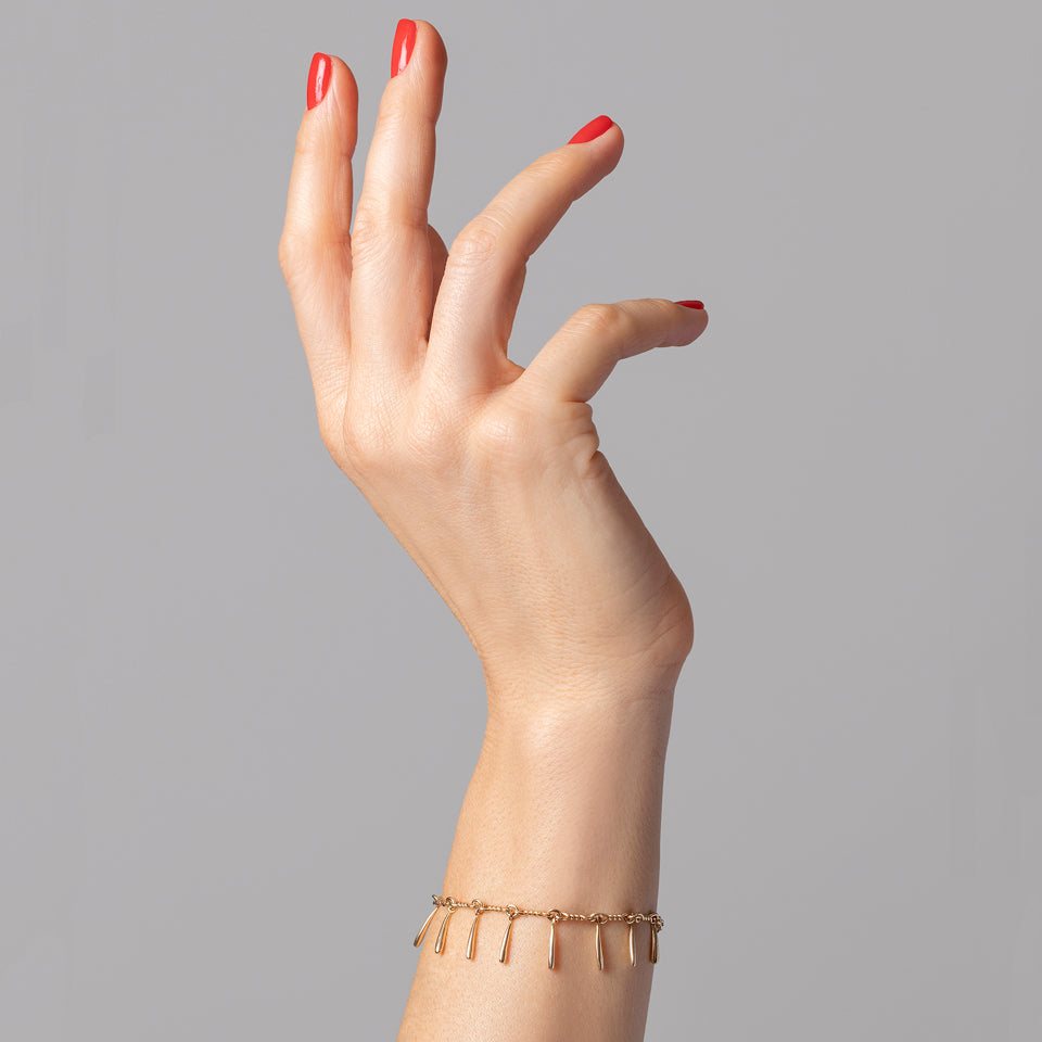 product_details::Swaying Bracelet on model.
