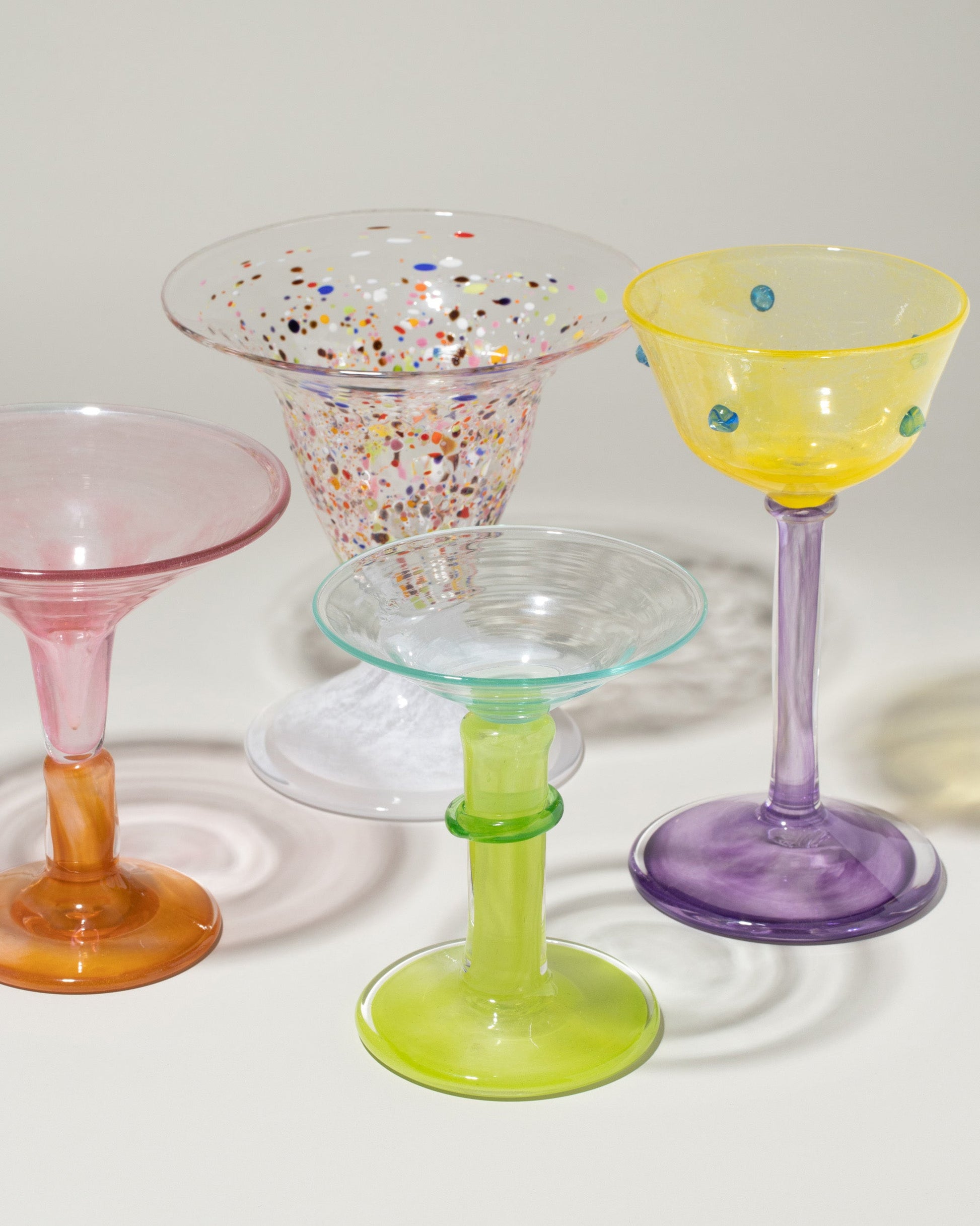  The Confetti Vessels on light color background.