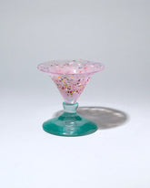 Boris de Beijer Blue The Confetti Vessel on light color background.