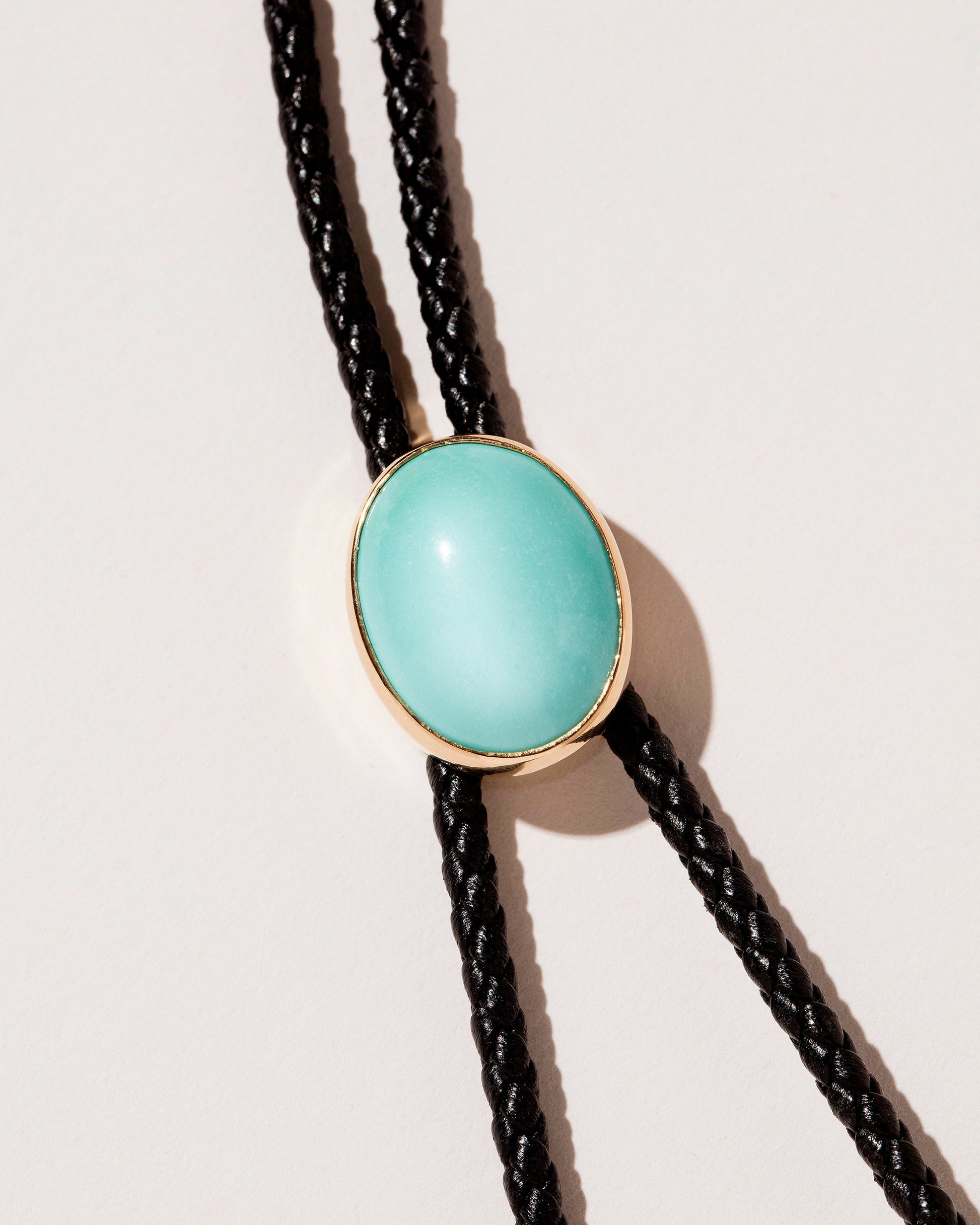  Turquoise Snake Bolo - Final Sale on light color background.