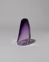BaleFire Glass Large Amethyst Suspension Vase on light color background.