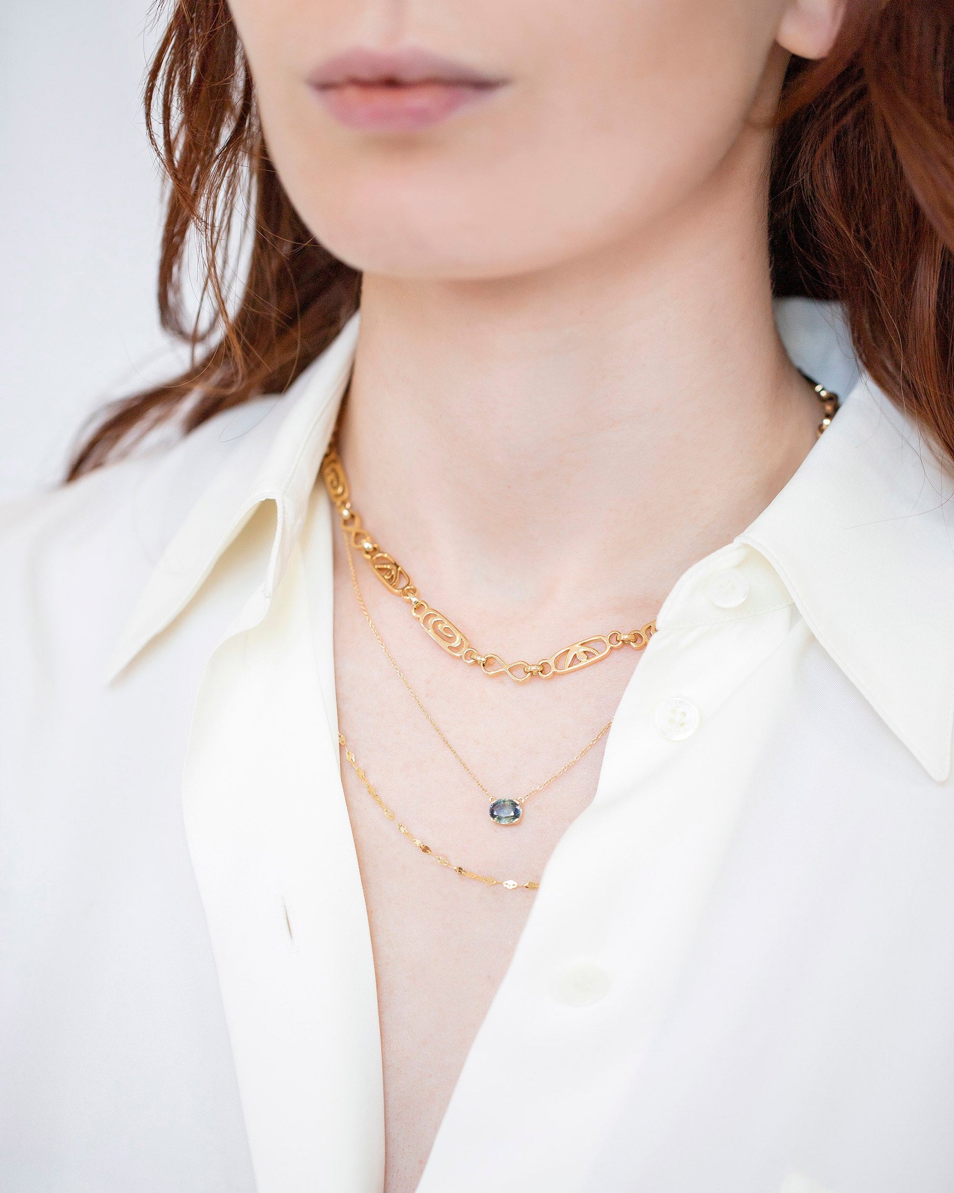 Choker Women's Gold Chain Only Necklaces Women's Diamond