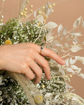 Aster Ring on model.