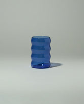 Sophie Lou Jacobsen Large Blue Single Ripple Cup on light color background.