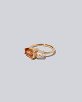 Product photo of Golden Poppy Ring on a light color background 