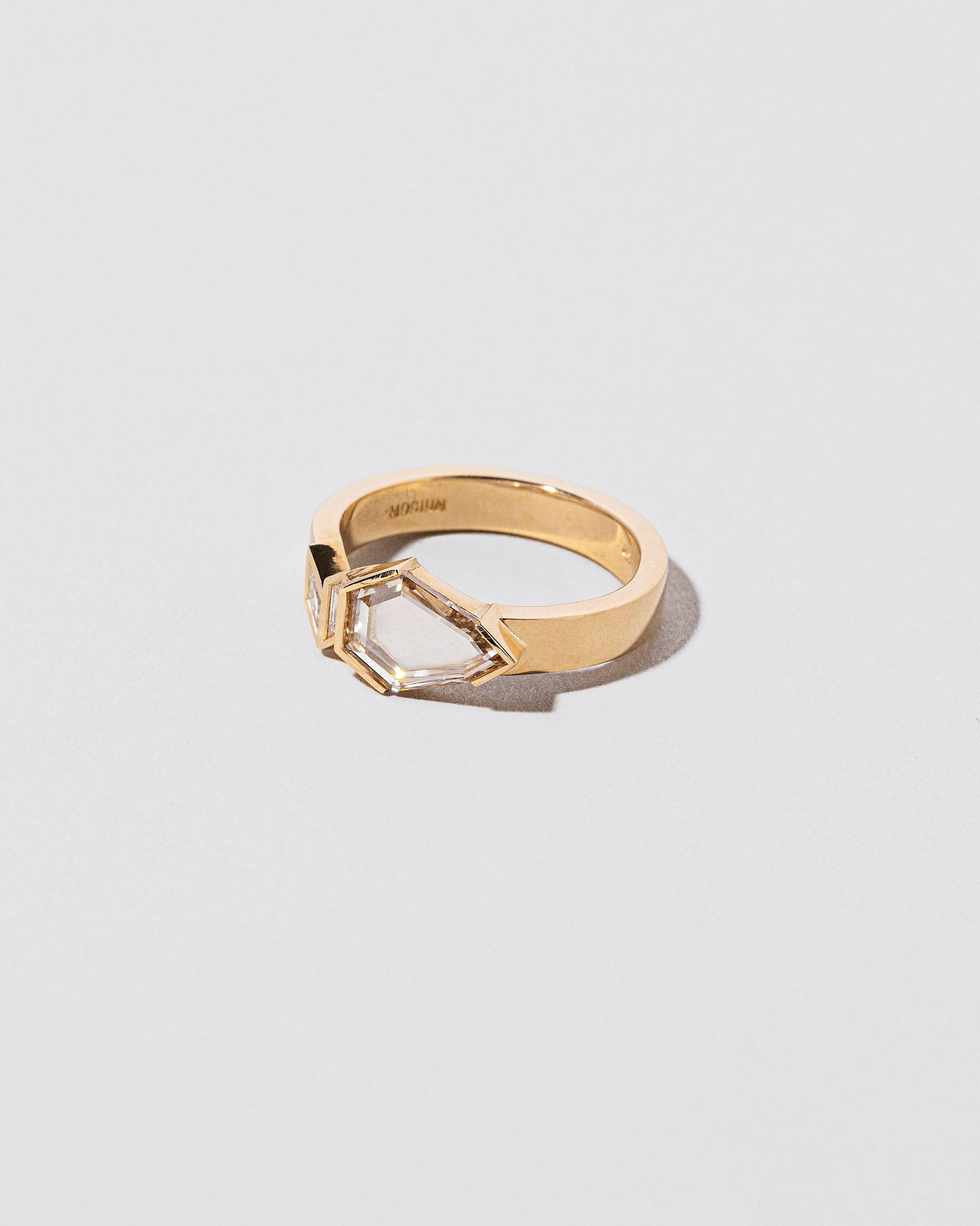 Intention Ring on light colored background.