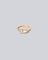 Product photo of the Ode Ring on light light color background.