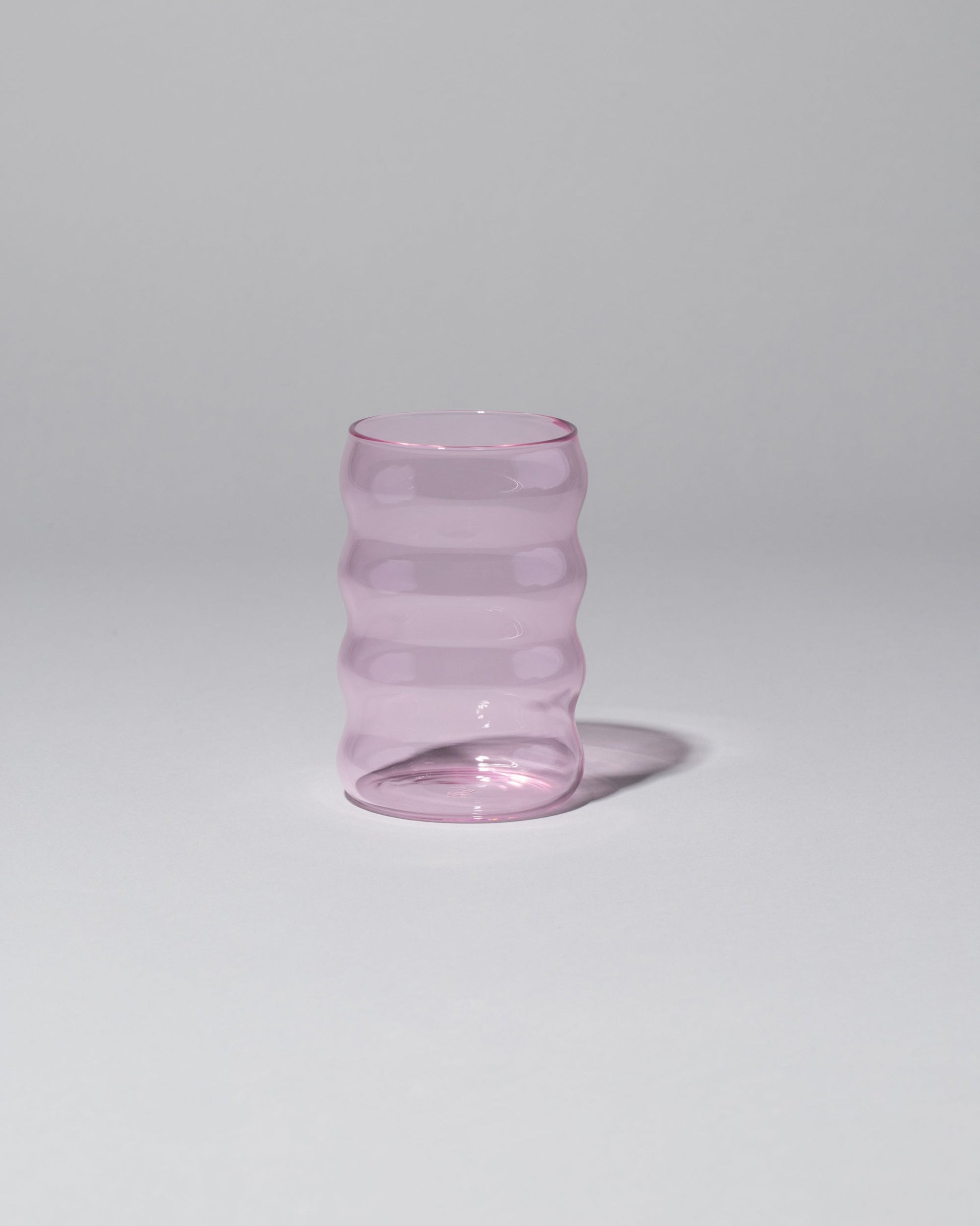 Sophie Lou Jacobsen Large Pink Single Ripple Cup on light color background.