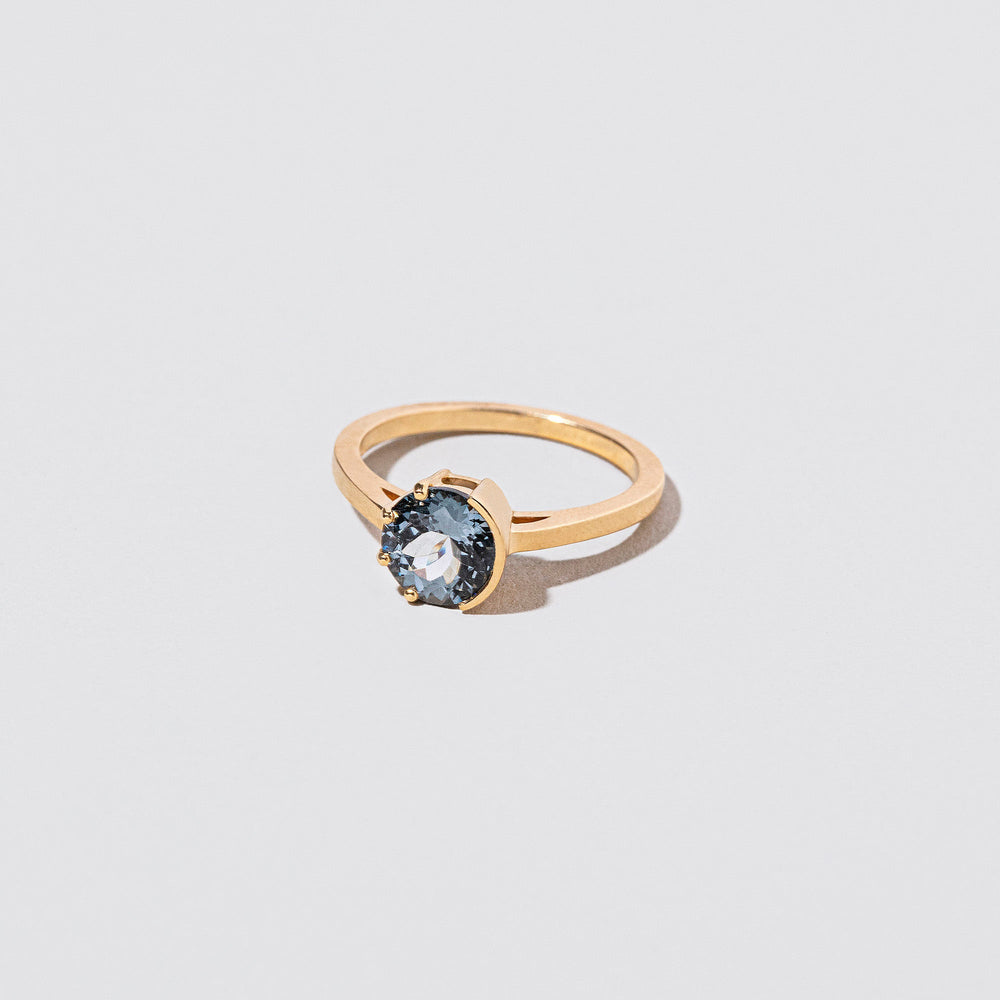 product_details:: Sun & Moon Ring - Spinel on light color background.