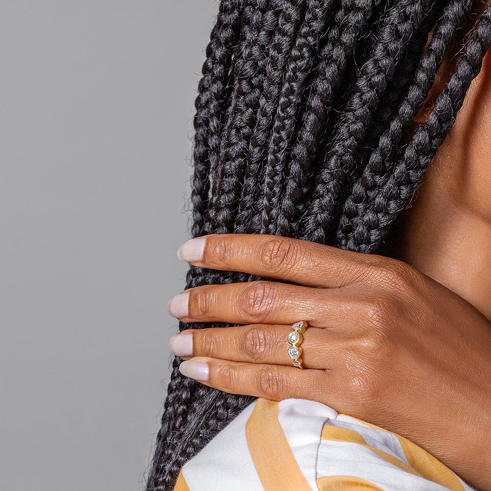 product_details::Lyra Ring on model.
